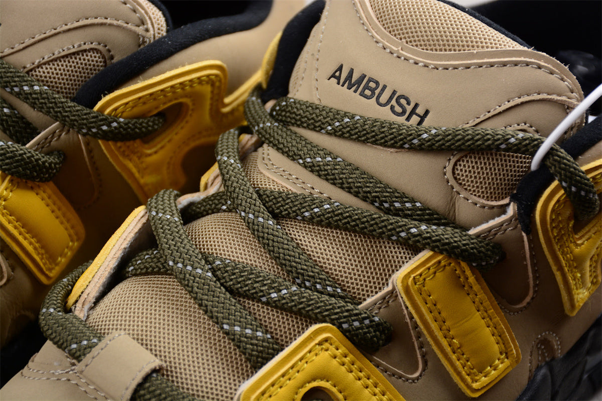 Ambush x Nike Air More Uptempo Low "Limestone"